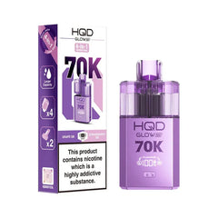 HQD Glow Air 70K Prefilled Pod Kit - Grape GB