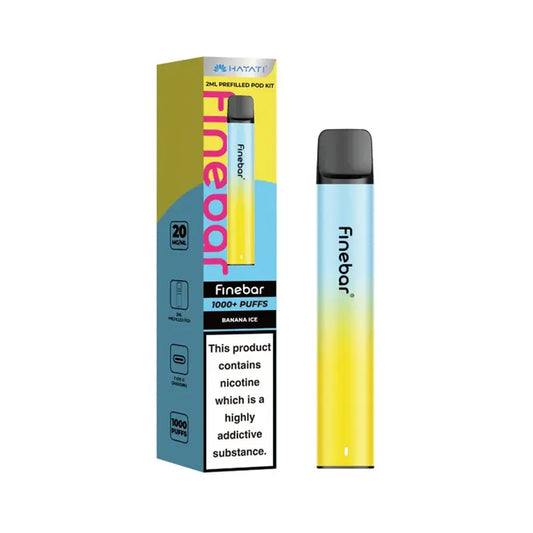 Hayati Finebar Prefilled Pod Kit - Banana Ice