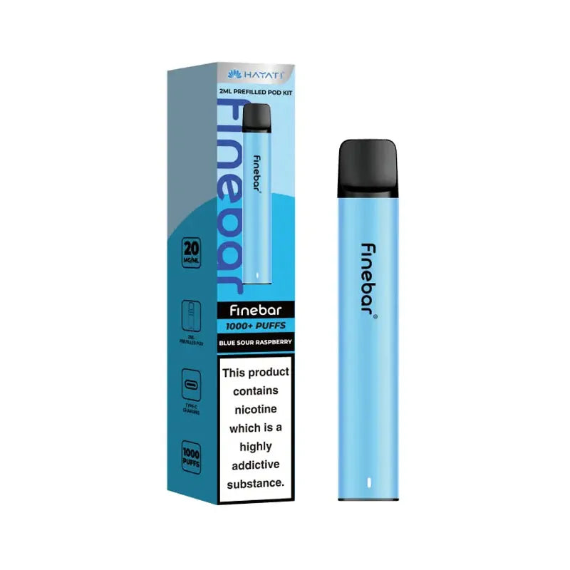 Hayati Finebar Prefilled Pod Kit - Blue Sour Raspberry