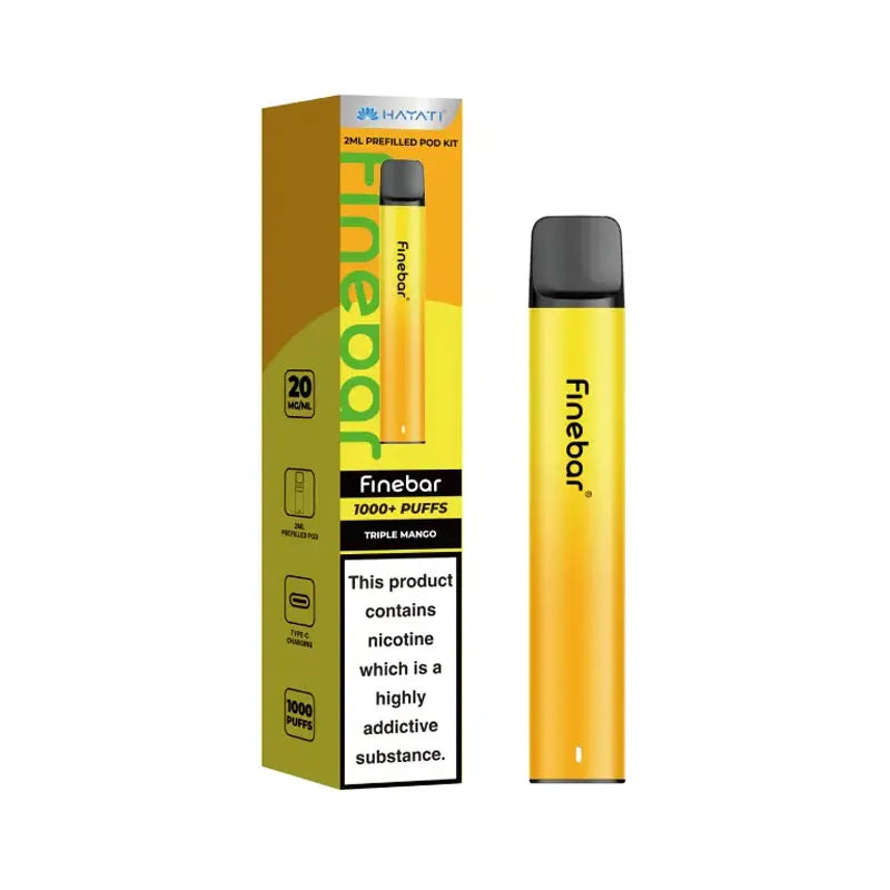 Hayati Finebar Prefilled Pod Kit - Triple Mango