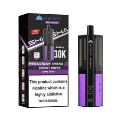 Hayati Pro Ultra Plus Shisha 30K Prefilled Pod Kit - Grape and Mint
