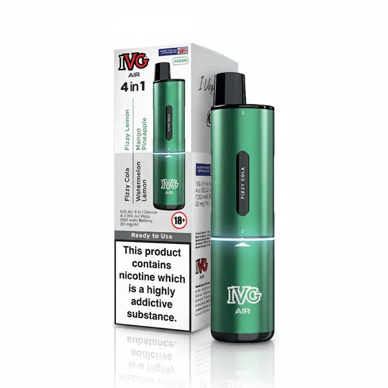 IVG Air 4 in 1 Prefilled Pod Kit - Green