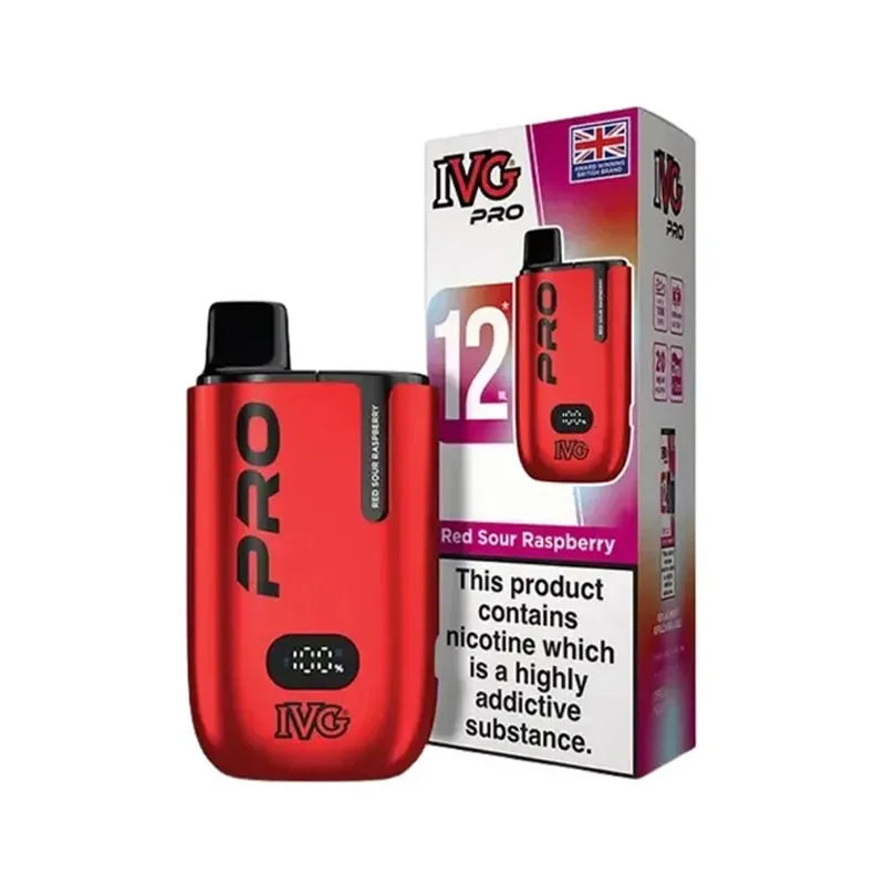 IVG Pro 12 Prefilled Pod Kit - Red Sour Raspberry