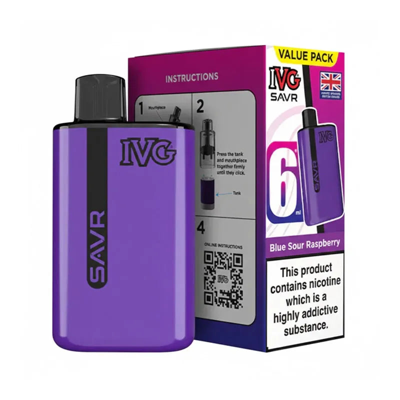 IVG SAVR 3000 Prefilled Pod Kit - Blue Sour Raspberry