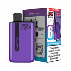 IVG SAVR 3000 Prefilled Pod Kit - Blueberry Raspberry