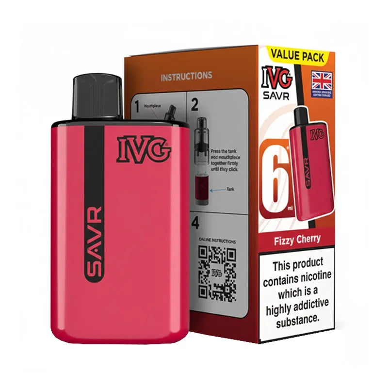 IVG SAVR 3000 Prefilled Pod Kit - Fizzy Cherry