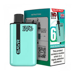 IVG SAVR 3000 Prefilled Pod Kit - Fresh Menthol Mojito