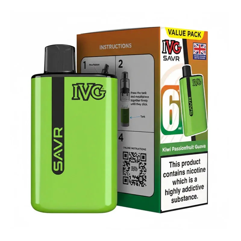 IVG SAVR 3000 Prefilled Pod Kit - Kiwi Passionfruit Guava