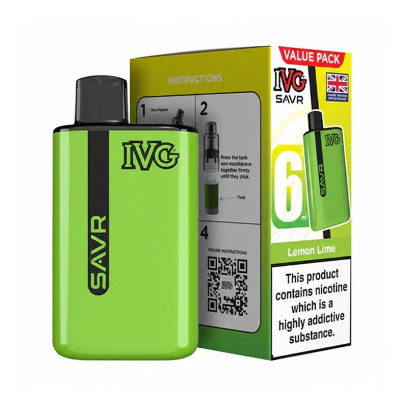 IVG SAVR 3000 Prefilled Pod Kit - Lemon Lime