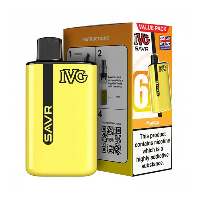 IVG SAVR 3000 Prefilled Pod Kit - Mango