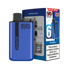IVG SAVR 3000 Prefilled Pod Kit - Pro Blue