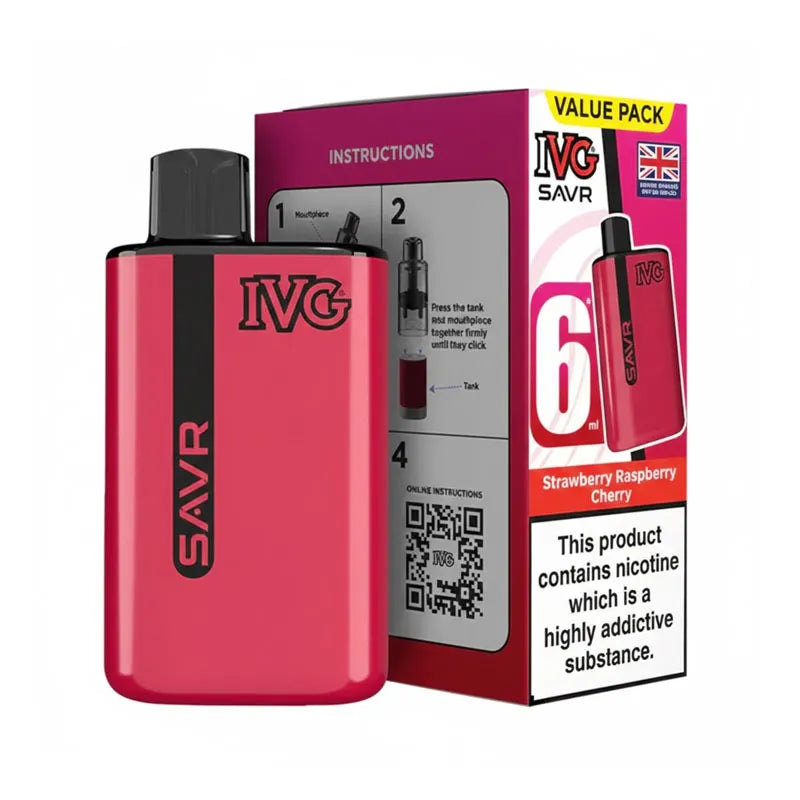 IVG SAVR 3000 Prefilled Pod Kit - Strawberry Raspberry Cherry