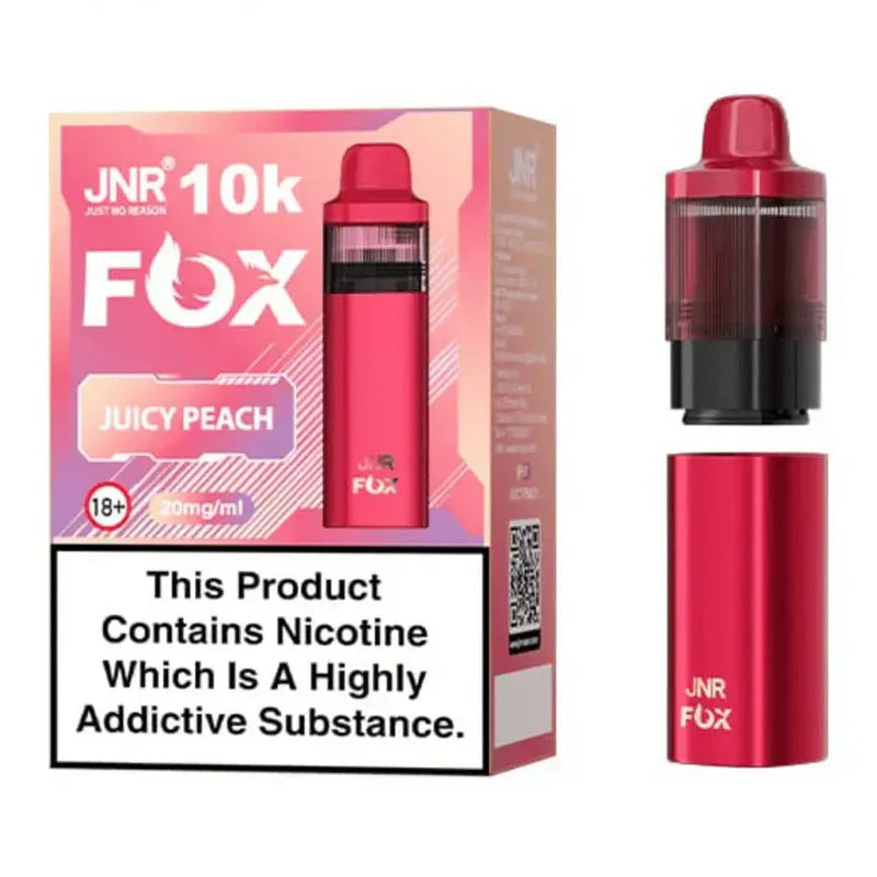 JNR Fox 10K Prefilled Pod Kit - Juicy Peach