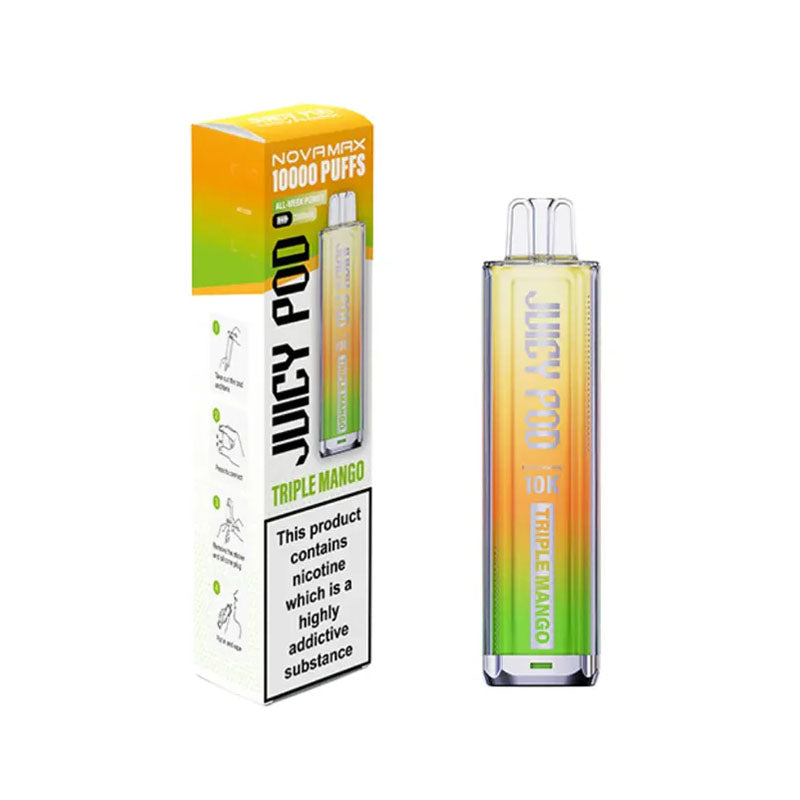 Juicy Pod Novamax 10K Prefilled Pod Kit - Triple Mango