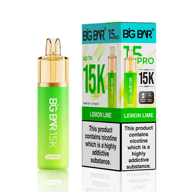 Big Bar 15K Pro Prefilled Pod Kit - Lemon Lime