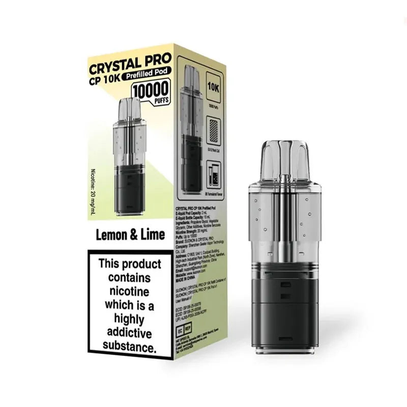 Lemon Lime Crystal Pro CP 10K Prefilled Pod