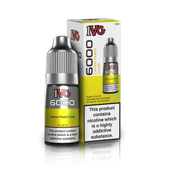 Lemon Peach Crush Nic Salt E-Liquid by IVG 6000