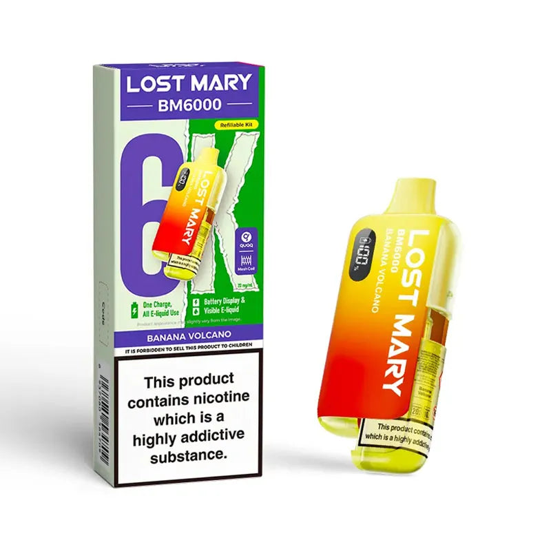 Lost Mary BM6000 Prefilled Pod Kit - Banana Volcano