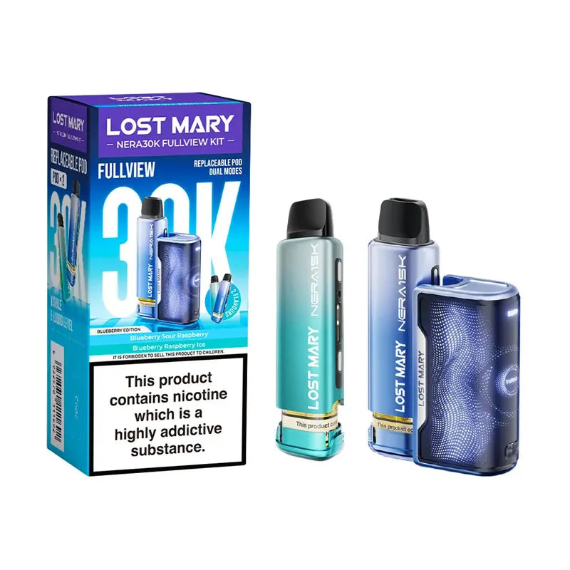 Lost Mary Nera30K Fullview Prefilled Pod Kit - Blueberry Edition