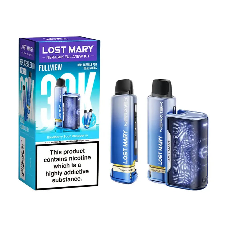 Lost Mary Nera30K Fullview Prefilled Pod Kit - Blueberry Sour Raspberry