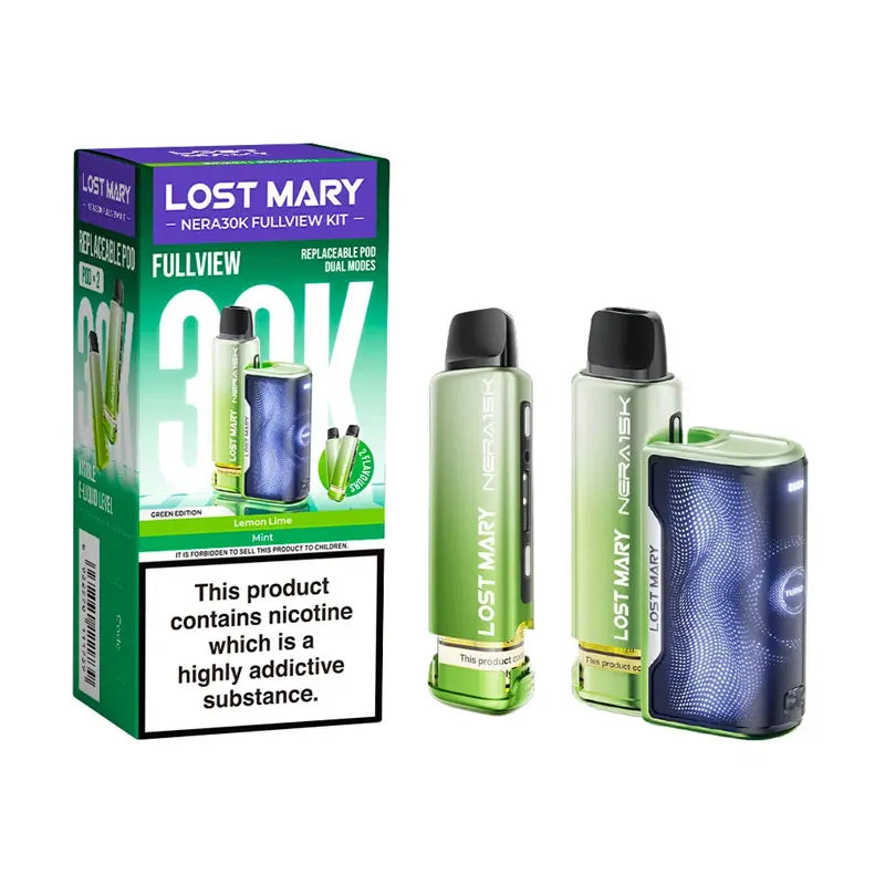 Lost Mary Nera30K Fullview Prefilled Pod Kit - Green Edition