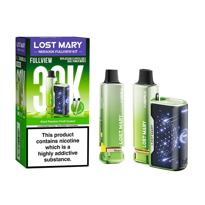 Lost Mary Nera30K Fullview Prefilled Pod Kit - Kiwi Passion Fruit Guava