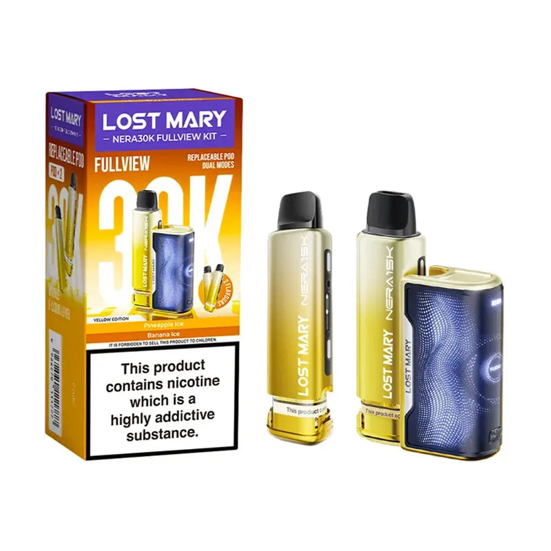 Lost Mary Nera30K Fullview Prefilled Pod Kit - Yellow Edition