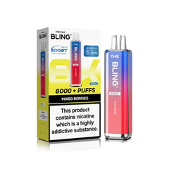 The Bling Max 8000 Prefilled Pod Kit - Mixed Berries
