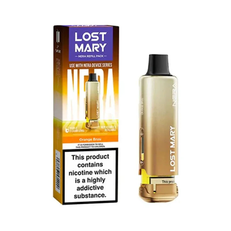 Orange Bruu Lost Mary Nera 15K Prefilled Pod