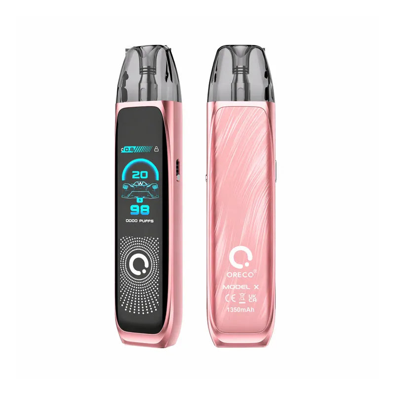 Oreco Model X Pod Vape Kit- Sakura Pink