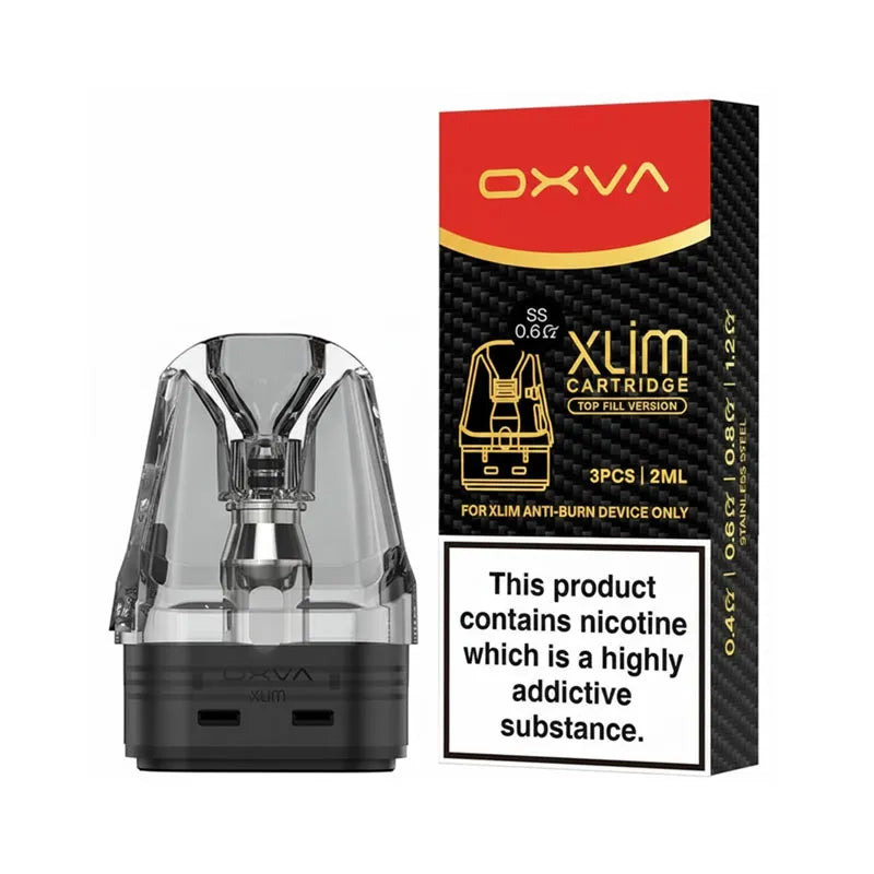 OXVA Xlim Stainless Steel Replacement Pods - 0.6