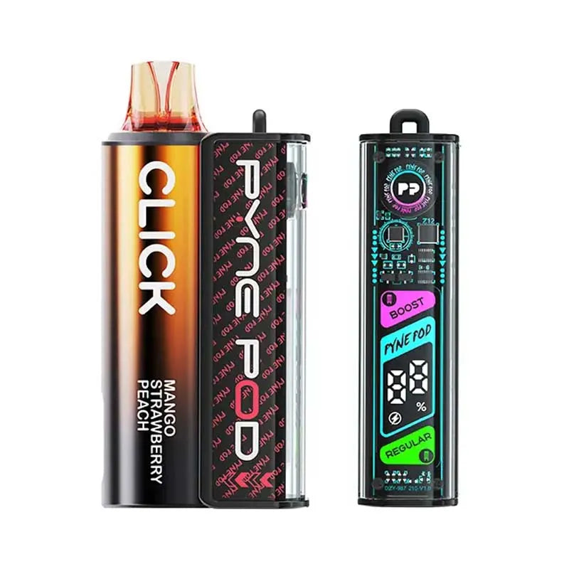 Pyne Pod Click 10K Prefilled Pod Kit - Mango Strawberry Peach