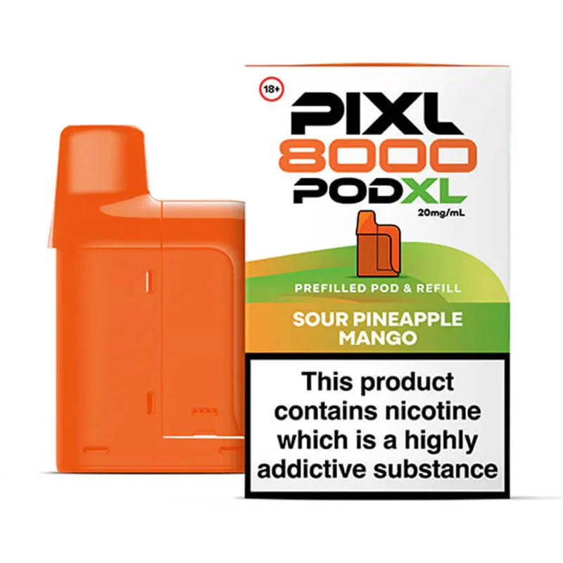 Sour Pineapple Mango Pixl 8000 Prefilled Pod