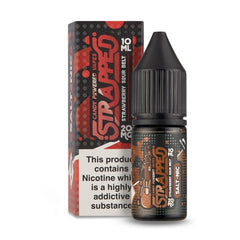 Strawberry Sour Belt 10ml Nic Salt E-Liquid by Strapped