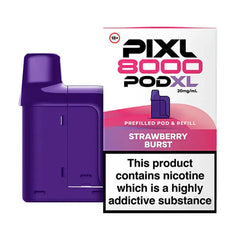 Strawberry Burst Pixl 8000 Prefilled Pod