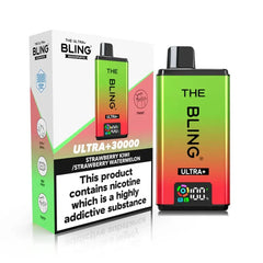 The Bling Ultra Plus 30K Prefilled Pod Kit - Strawberry Kiwi
