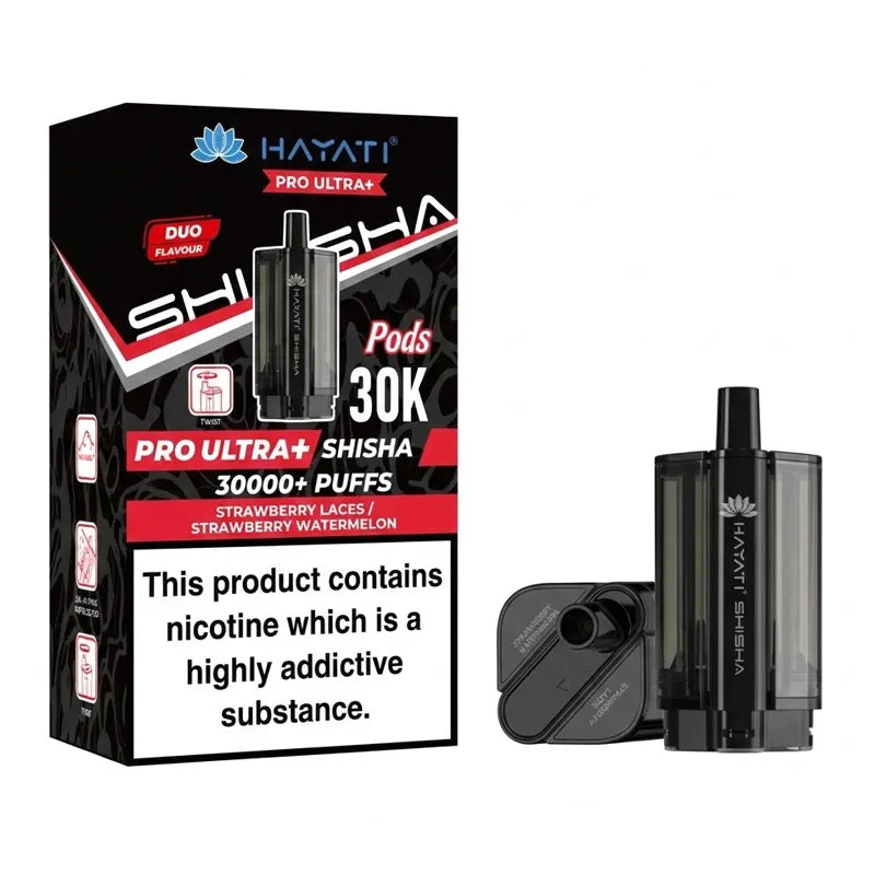 Strawberry Laces / Strawberry Watermelon Hayati Pro Ultra Plus Shisha 30K Prefilled Pod