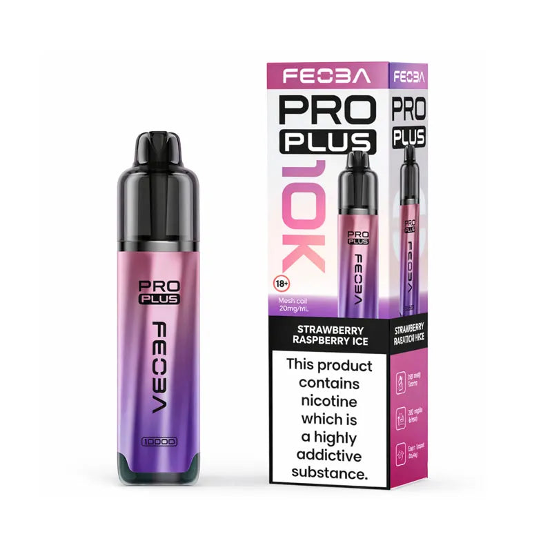 Feoba Pro Plus 10K Prefilled Pod Kit - Strawberry Raspberry Ice