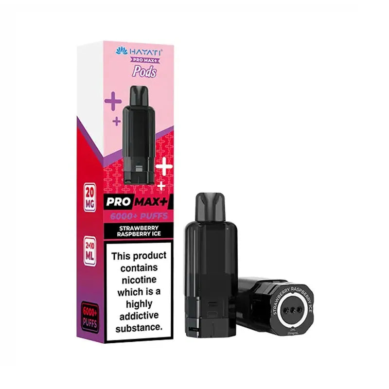 Strawberry Raspberry Ice Hayati Pro Max Plus 6000 Prefilled Pod