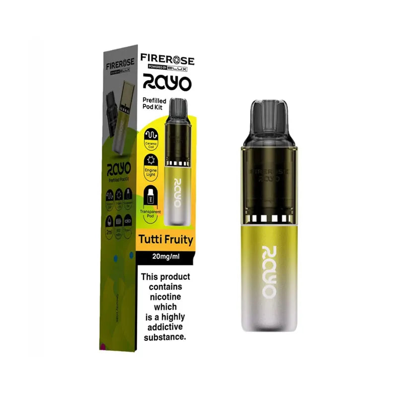 Firerose Rayo 600 Prefilled Pod Kit - Tutti Fruity