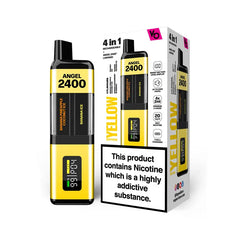 Vapes Bars Angel 2400 Prefilled Pod Kit - Yellow Edition