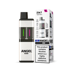 Vapes Bars Angel 1200 Prefilled Pod Kit - White Edition