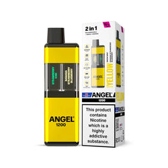Vapes Bars Angel 1200 Prefilled Pod Kit - Yellow Edition