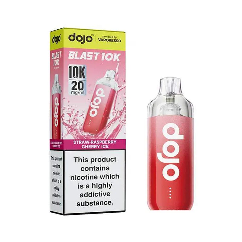 Vaporesso Dojo Blast 10K Prefilled Pod Kit - Straw Raspberry Cherry Ice
