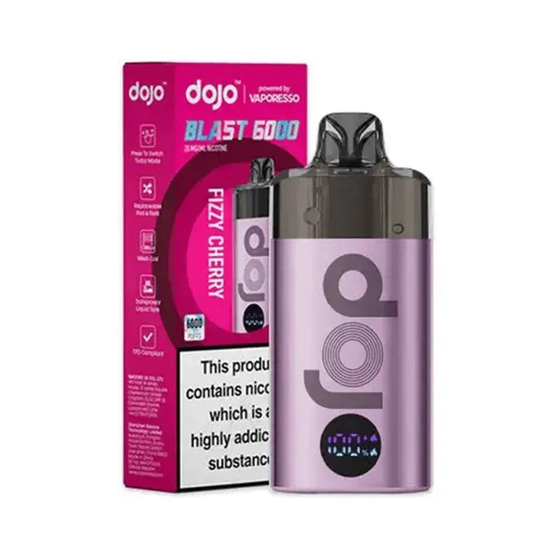 Vaporesso Dojo Blast 6000 Prefilled Pod Kit - Fizzy Cherry