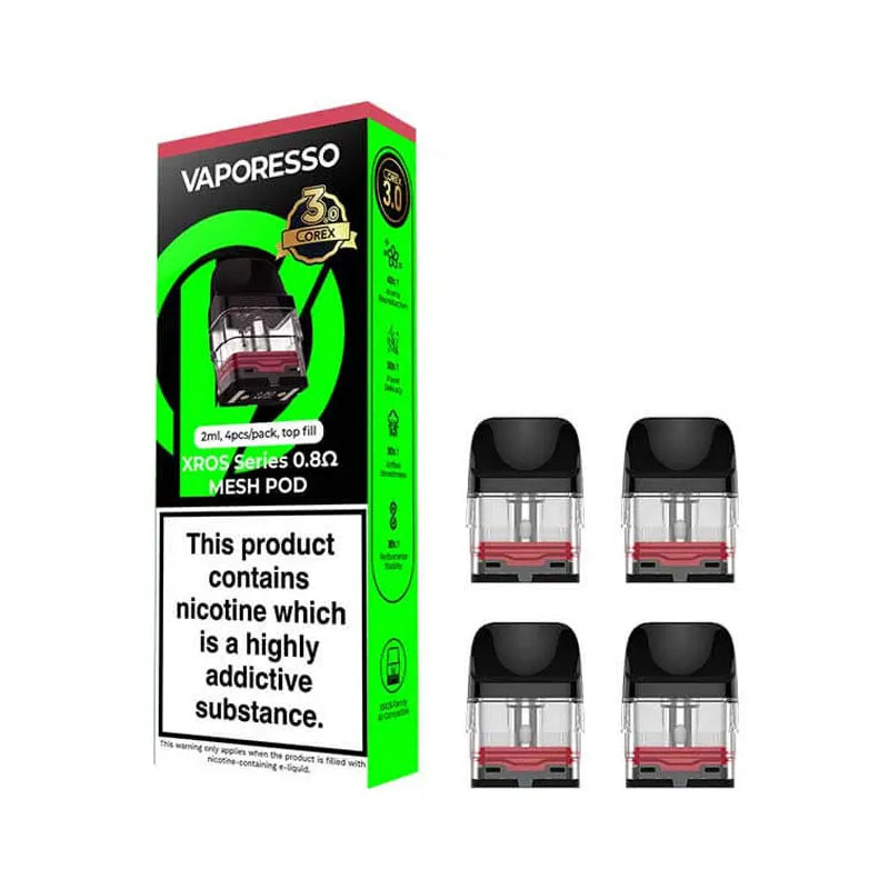 Vaporesso Xros COREX 3.0 Replacement Pods - 0.8