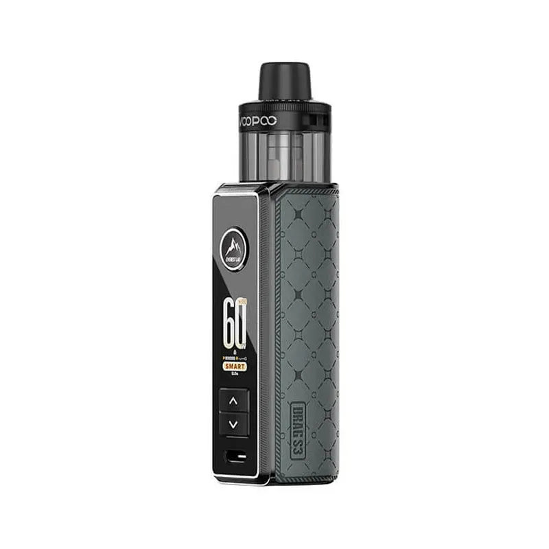 VooPoo Drag S3 Vape Kit - Metal Grey