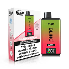The Bling Ultra Plus 30K Prefilled Pod Kit - Watermelon Bubblegum