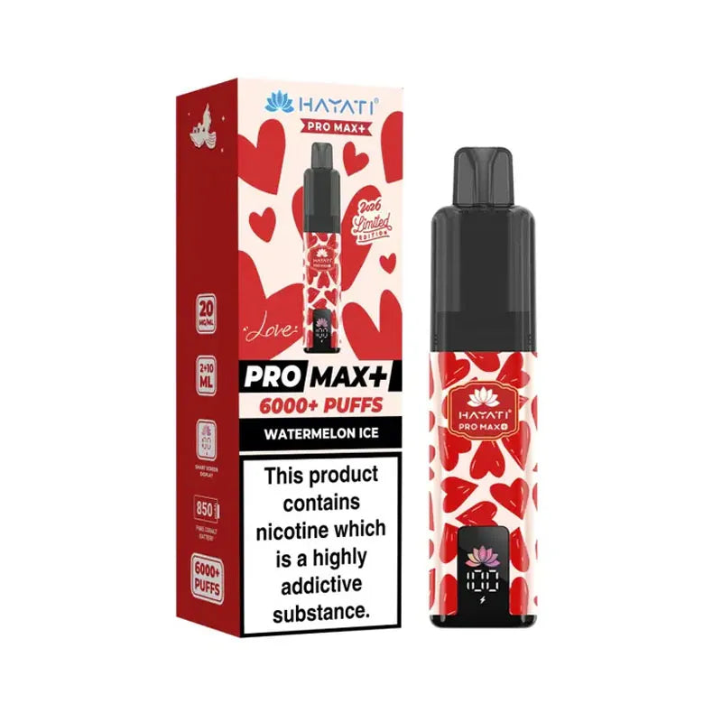 Hayati Pro Max Plus 6000 Prefilled Pod Kit - Valentine's Edition