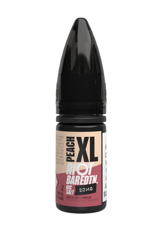 Peach XL Nic Salt E-Liquid by Riot Bar Edition